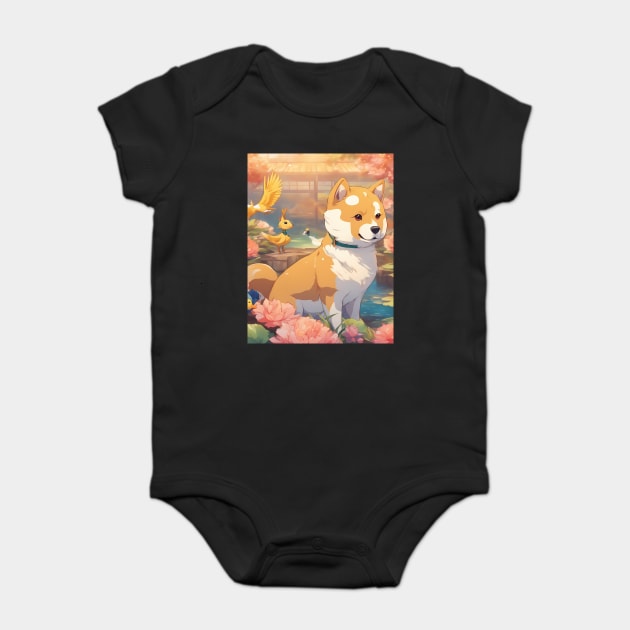 adventure of group Baby Bodysuit by animegirlnft